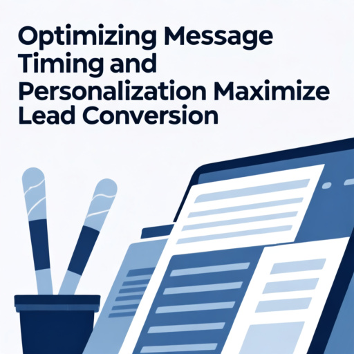 Optimizing Message Timing and Personalization to Maximize Lead Conversion