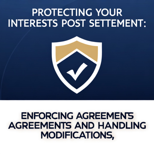Protecting Your Interests Post-Settlement: Enforcing Agreements and Handling